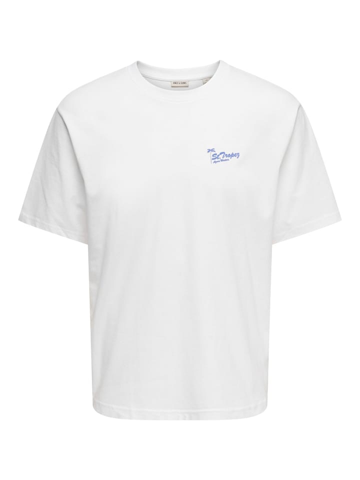 Tričko ONLY & SONS Weiß 5069604 Shirt "Onsmilo" in Weiß - 6