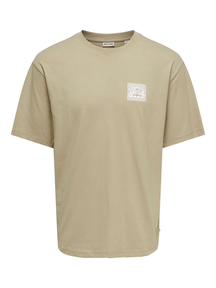 Tričko ONLY & SONS Beige 1368274 Shirt "Onsmilo" in Beige - 1