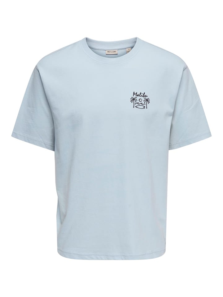 Tričko ONLY & SONS Hellblau 4943612 Shirt "Onsmilo" in Hellblau - 6
