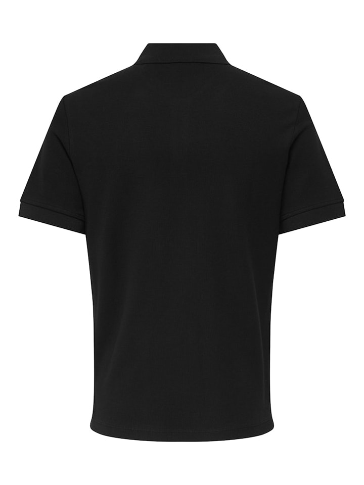 Tričko ONLY & SONS Schwarz 388616 Poloshirt "Onsben" in Schwarz - 7