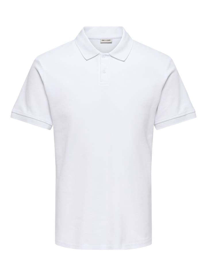 Tričko ONLY & SONS Weiß 4466982 Poloshirt "Onsben" in Weiß - 6