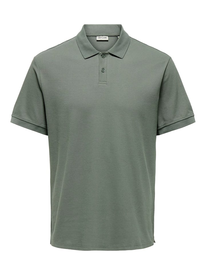 Tričko ONLY & SONS Grün 1861494 Poloshirt "Onsben" in Grün - 6