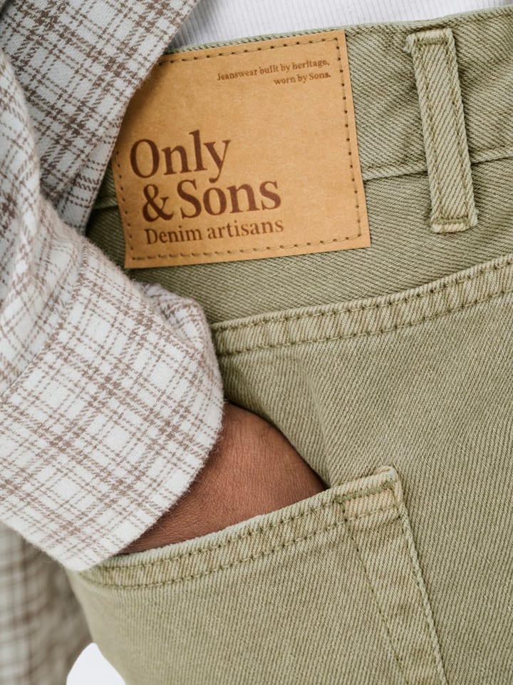 Kraťasy ONLY & SONS Beige 540731 Jeans-Shorts "Onsedge" in Beige - 4