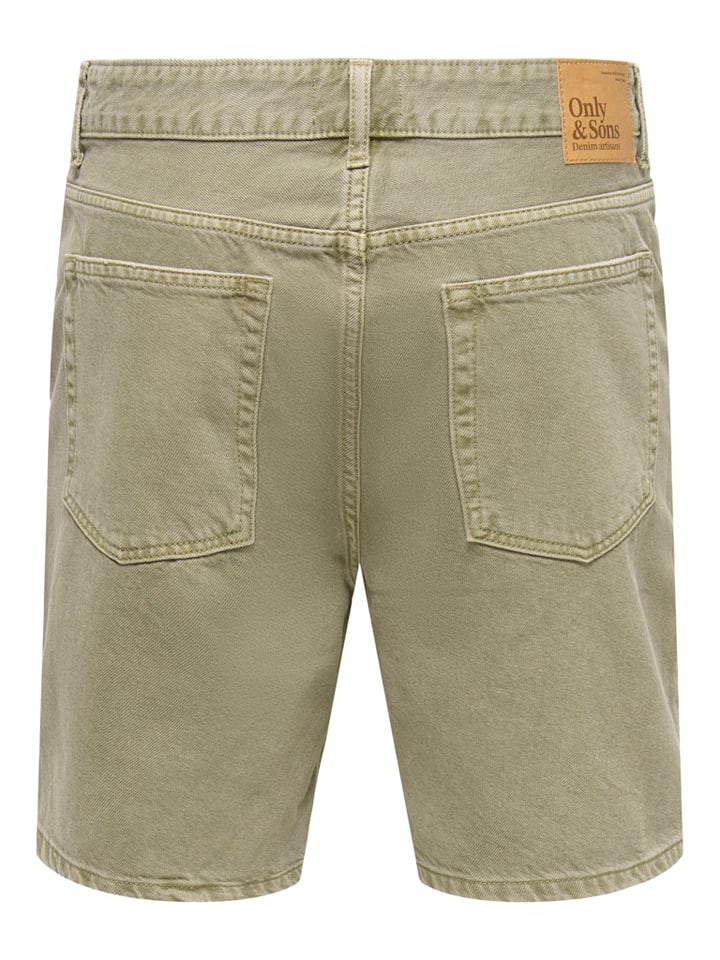 Kraťasy ONLY & SONS Beige 540731 Jeans-Shorts "Onsedge" in Beige - 7
