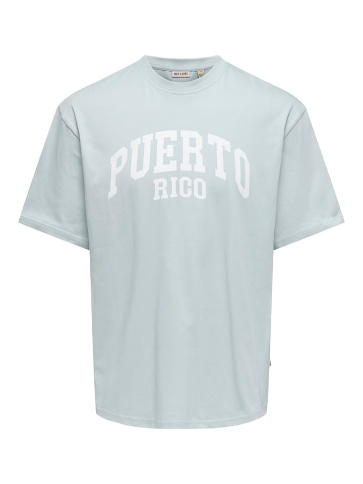 Tričko ONLY & SONS Hellblau 8248767 Shirt "Onsrico" in Hellblau - 1