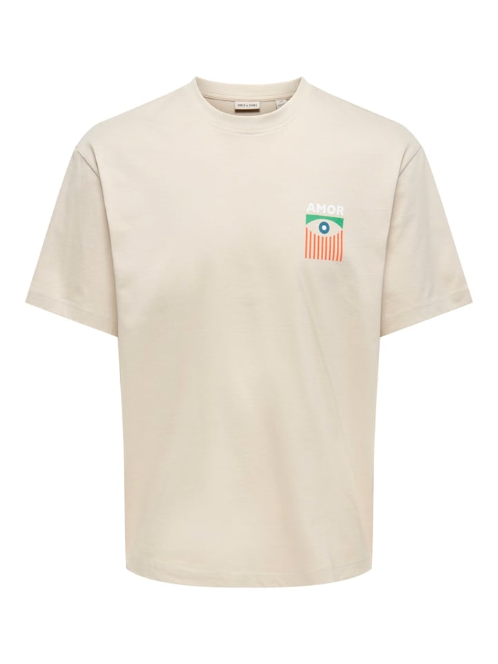 Tričko ONLY & SONS Beige 6847829 Shirt "Onsfred" in Beige - 1