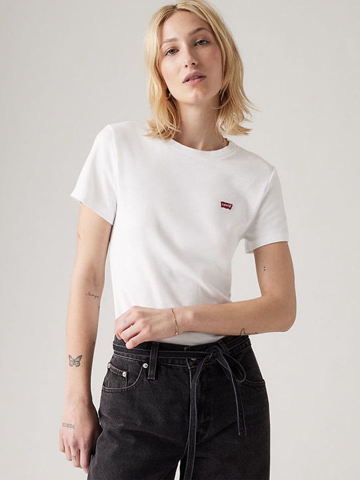 Tričko Levi's Weiß 181941 Shirt "Essential" in Weiß - 2