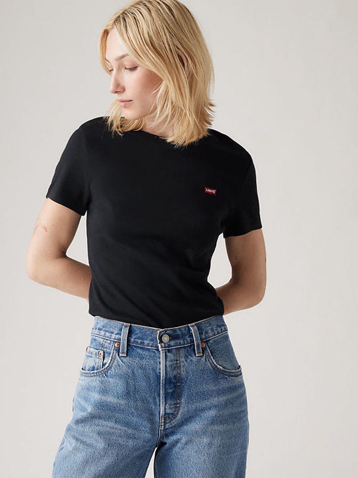 Tričko Levi's Schwarz 598101 Shirt "Essential" in Schwarz - 4