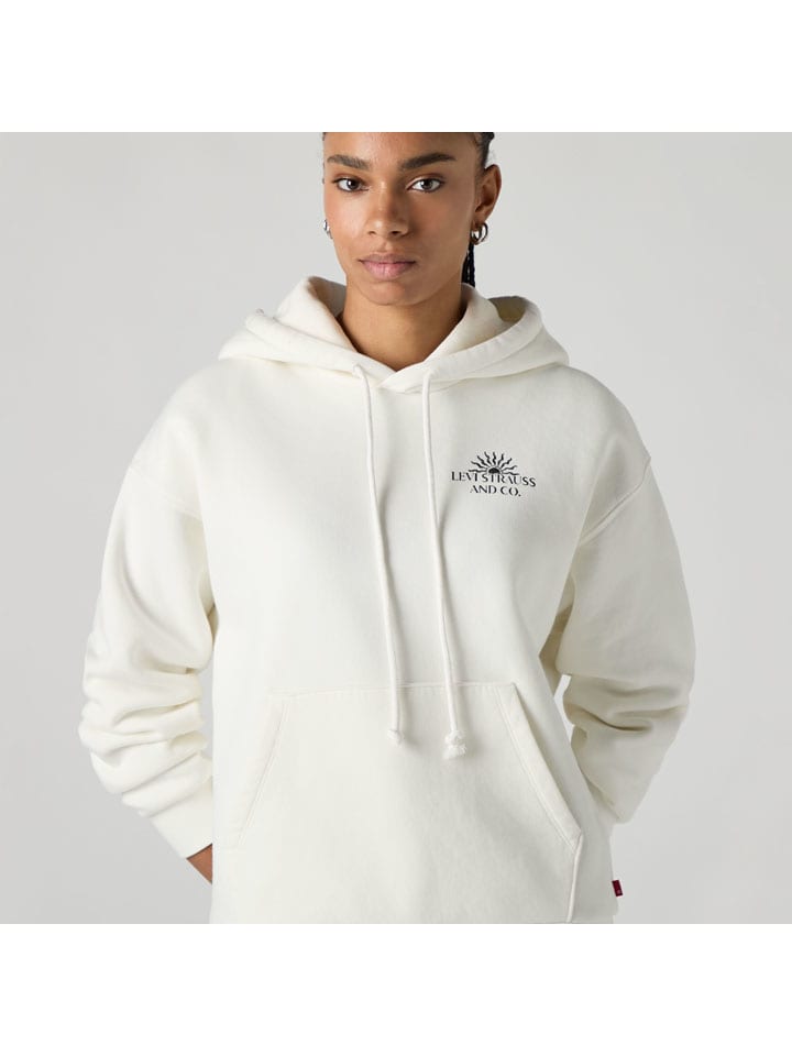 Mikina Levi's Weiß 381838 Hoodie in Weiß - 2