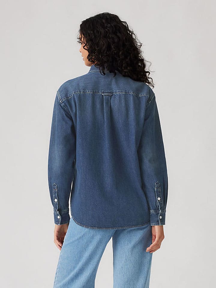Košile Levi's Blau 9866660 Jeanshemd "Harlie Boyfriend" in Blau - 3