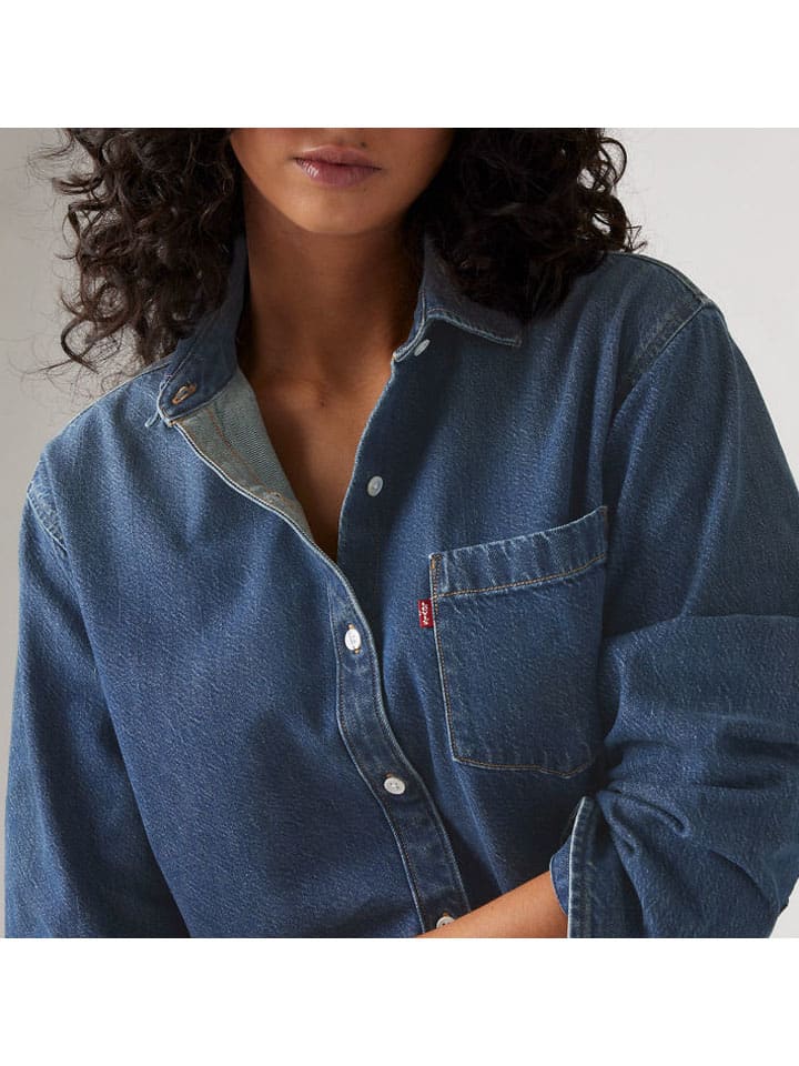 Košile Levi's Blau 9866660 Jeanshemd "Harlie Boyfriend" in Blau - 4