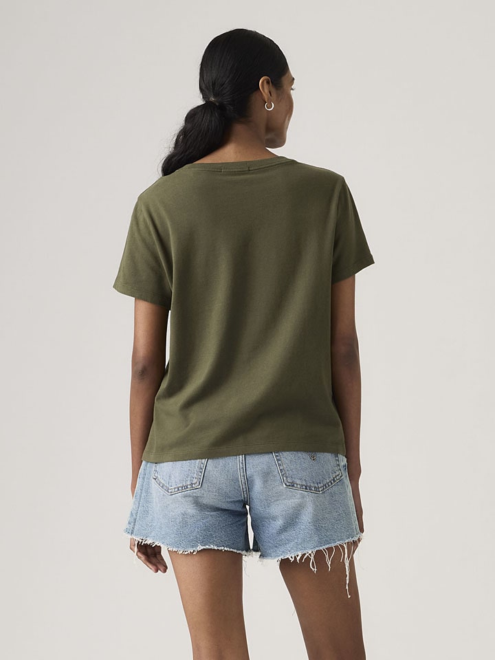 Tričko Levi's Khaki 5760568 Shirt "Favorite" in Khaki - 3