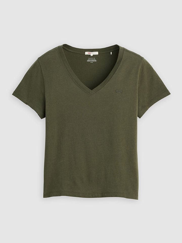Tričko Levi's Khaki 5760568 Shirt "Favorite" in Khaki - 6