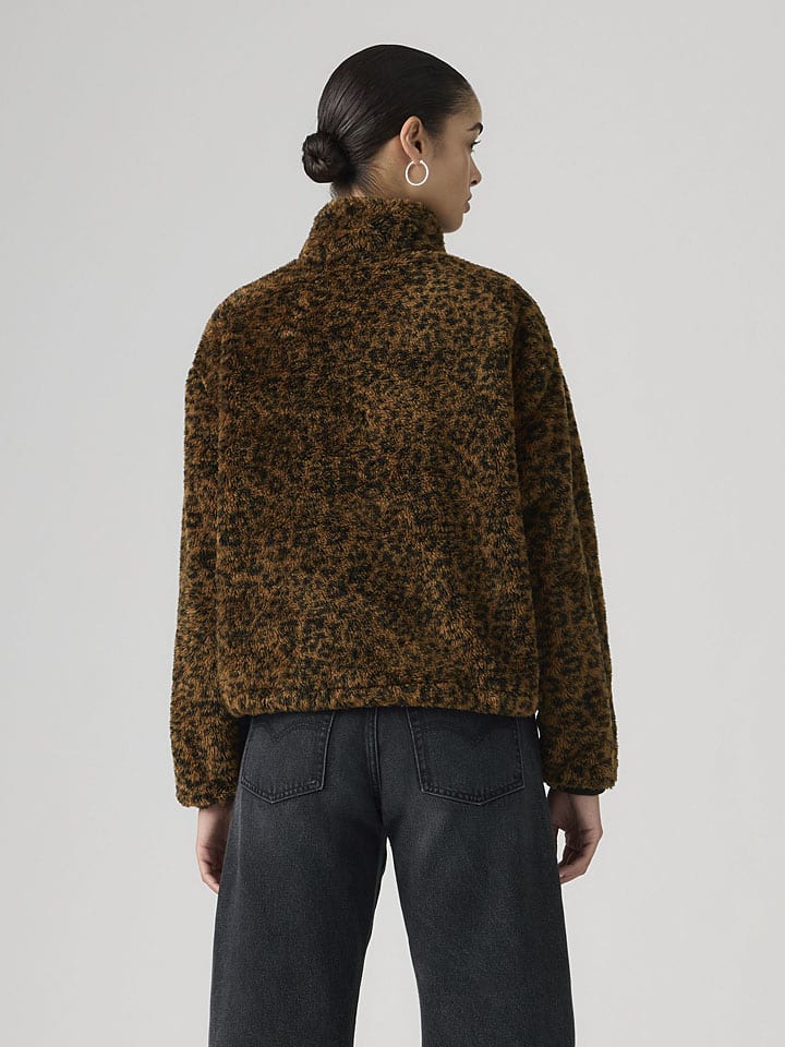 Mikina Levi's Braun 499594 Fleecepullover "Gemma" in Braun - 3