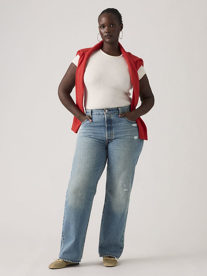 Džíny Levi's Blau 787217 Jeans "501" - Comfort fit - in Blau - 6