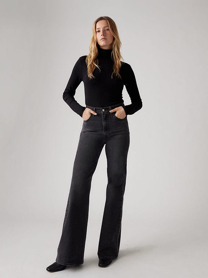 Džíny Levi's Anthrazit 6720648 Jeans "Ribcage" - Flared fit - in Anthrazit - 6