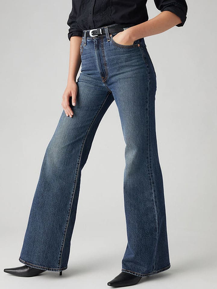 Džíny Levi's Dunkelblau 673184 Jeans "Ribcage" - Flared fit - in Dunkelblau - 5