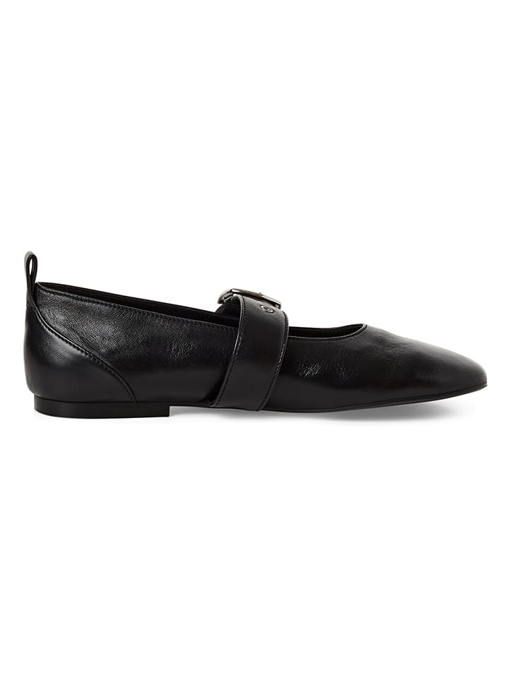 Tamaris Schwarz 222541 Leder-Ballerinas in Schwarz - 2