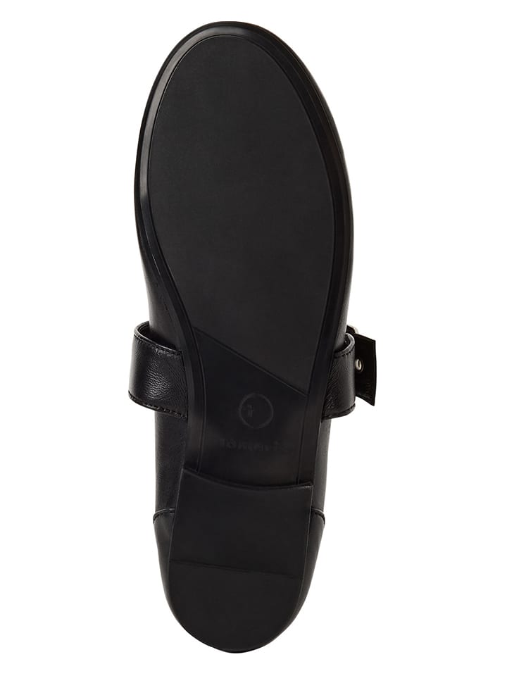 Tamaris Schwarz 222541 Leder-Ballerinas in Schwarz - 4