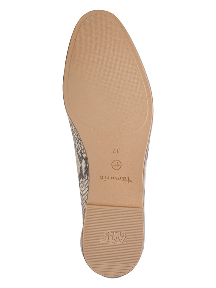 Tamaris Beige 5854881 Leder-Slipper in Beige - 6