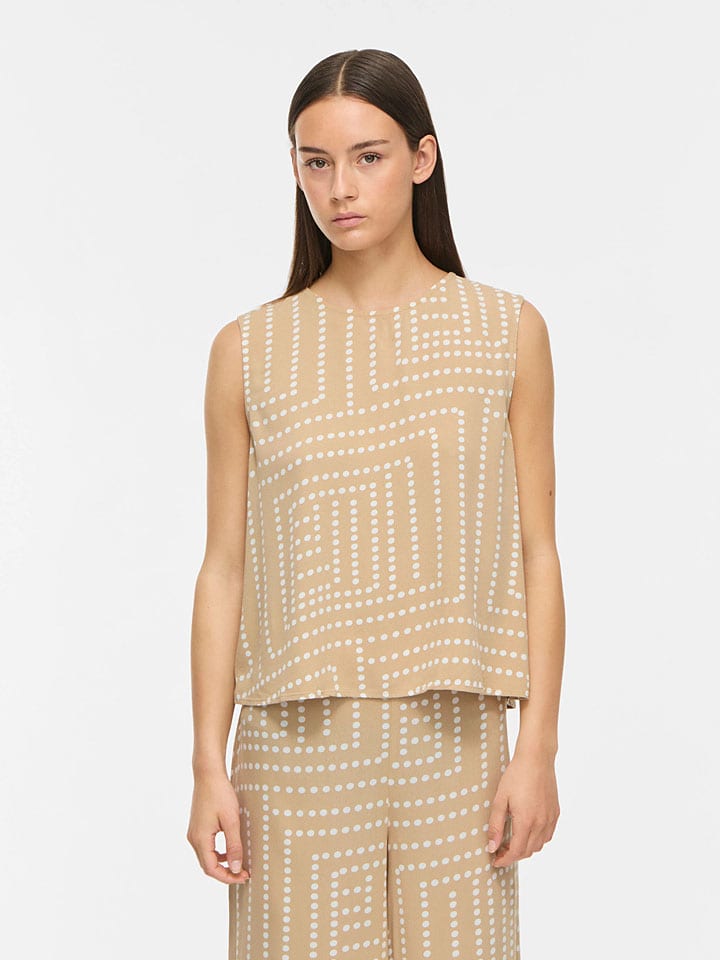 Vila Beige 5516310 Bluse in Beige - 1