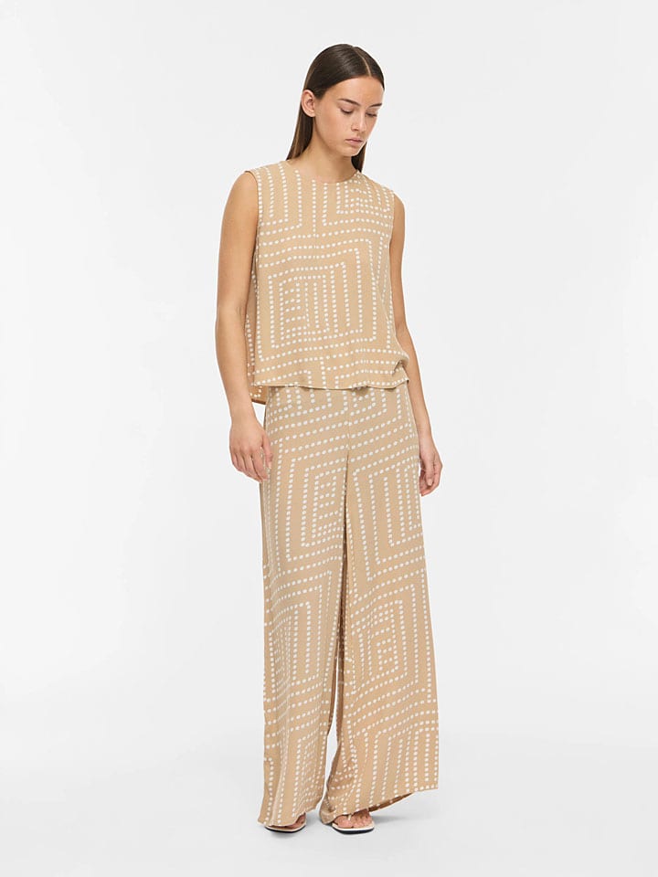 Vila Beige 5516310 Bluse in Beige - 4
