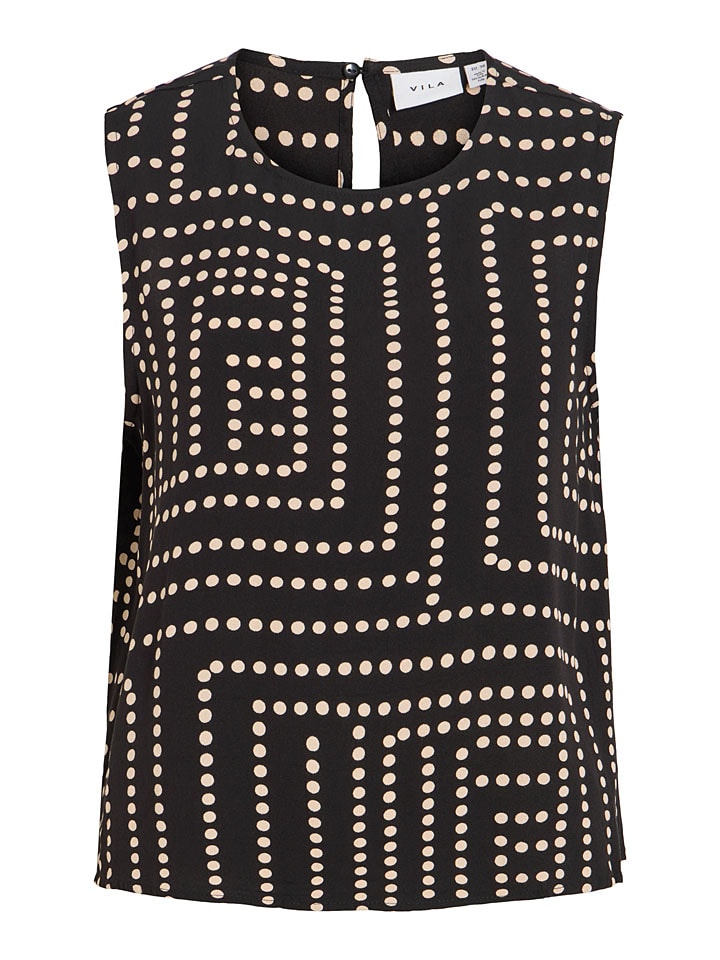 Vila Schwarz 4395725 Bluse in Schwarz - 5