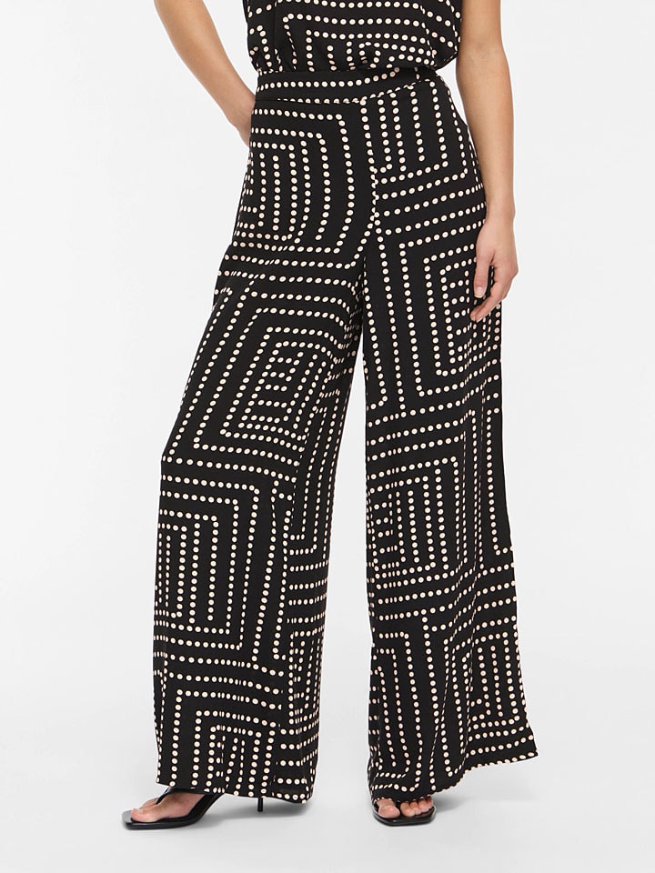 Vila Schwarz 805519 Hose in Schwarz - 4