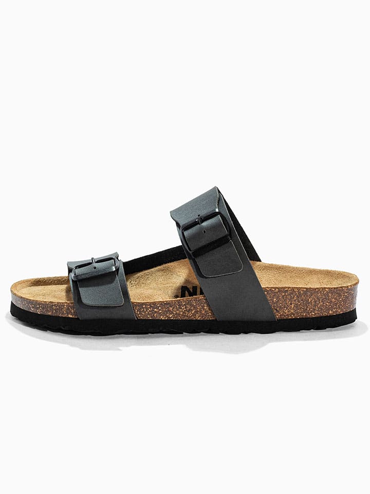Boty BACKSUN Schwarz 1294225 Pantoletten "Messine" in Schwarz - 3