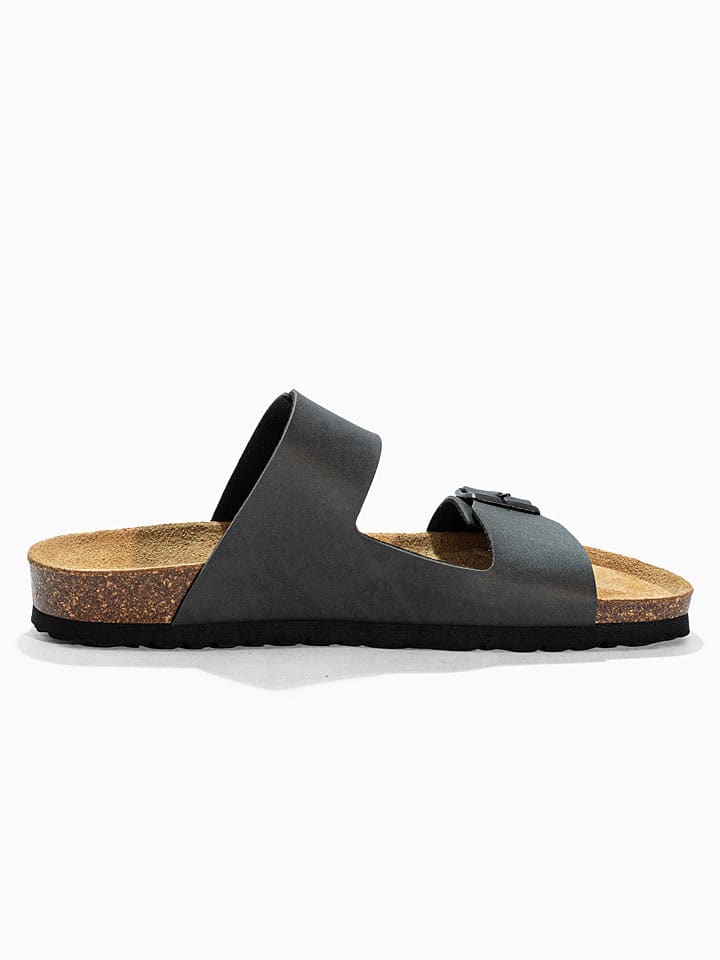 Boty BACKSUN Schwarz 1294225 Pantoletten "Messine" in Schwarz - 4