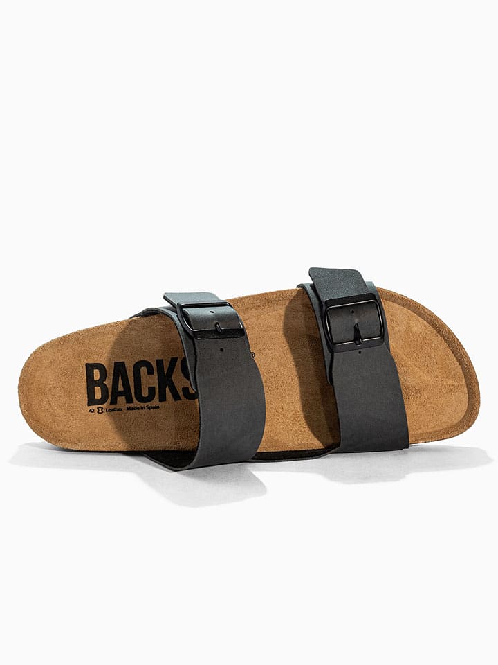 Boty BACKSUN Schwarz 1294225 Pantoletten "Messine" in Schwarz - 5