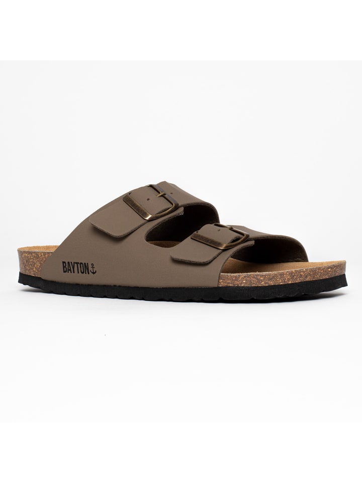 Boty BACKSUN Taupe 1646984 Pantoletten "Atlas" in Taupe - 1