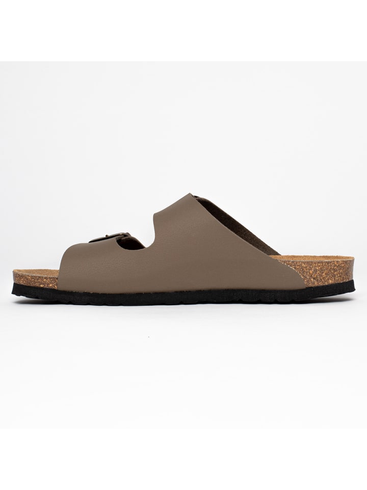 Boty BACKSUN Taupe 1646984 Pantoletten "Atlas" in Taupe - 5