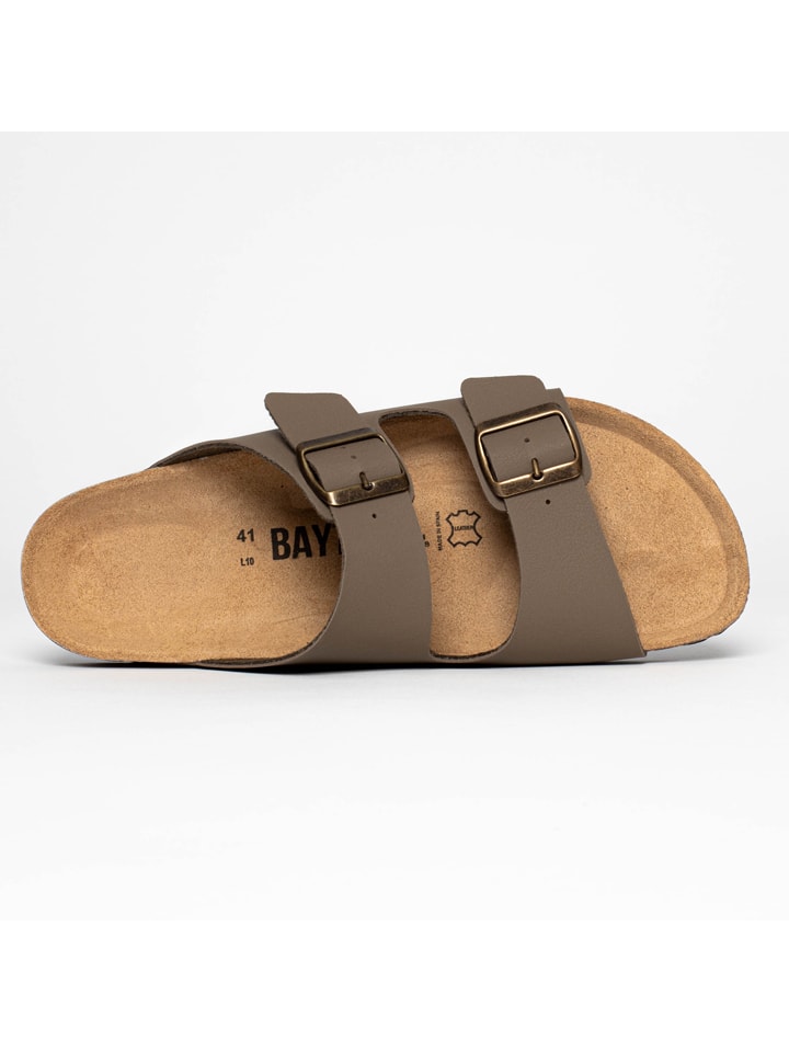 Boty BACKSUN Taupe 1646984 Pantoletten "Atlas" in Taupe - 7