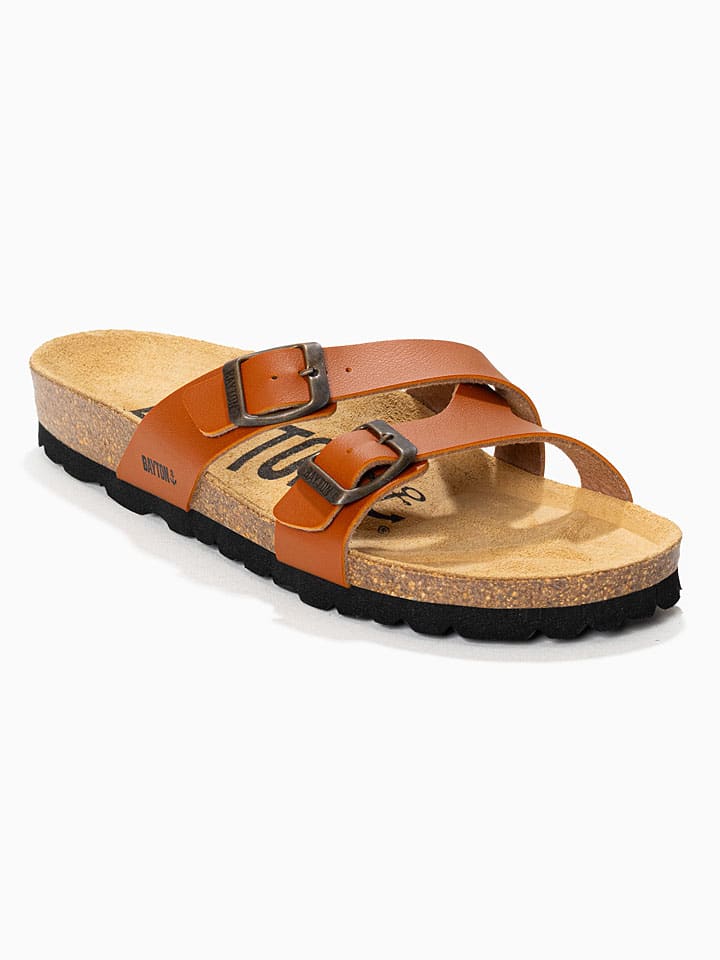 BACKSUN Camel 4376287 Pantoletten "Cleo" in Camel - 2