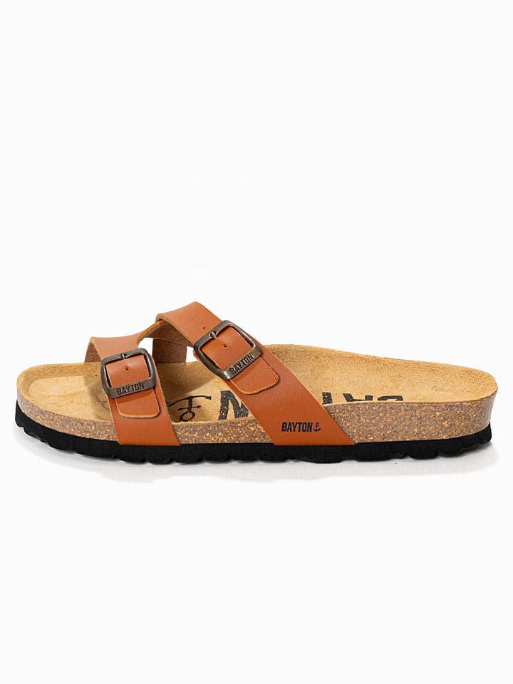 BACKSUN Camel 4376287 Pantoletten "Cleo" in Camel - 3