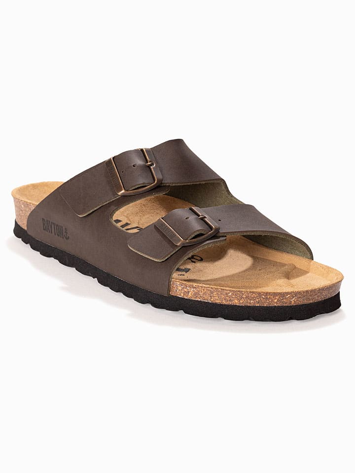 Boty BACKSUN Braun 9355034 Pantoletten "Atlas" in Braun - 2