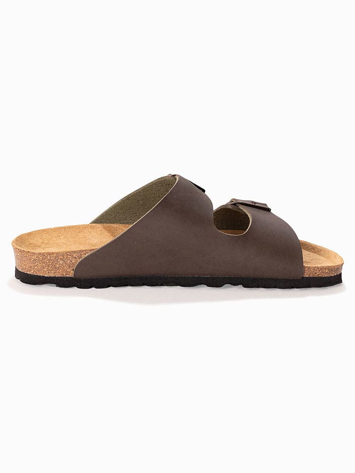 Boty BACKSUN Braun 9355034 Pantoletten "Atlas" in Braun - 4