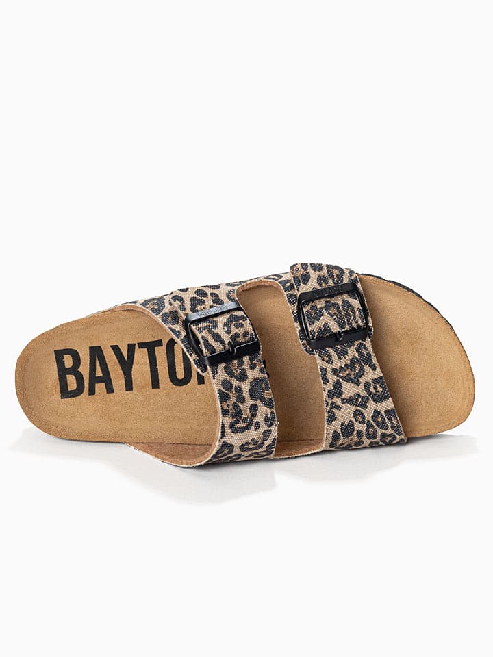 BACKSUN Beige/ Schwarz 812953 Pantoletten "Atlas" in Beige/ Schwarz - 5