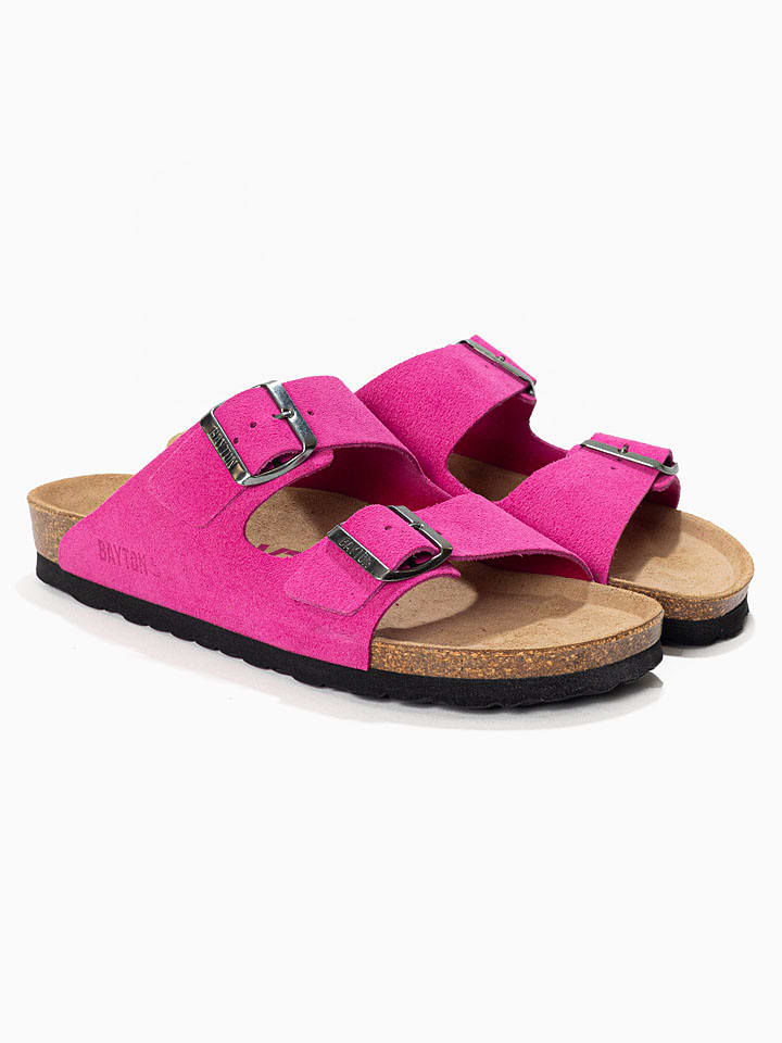 BACKSUN Pink 4877838 Leder-Pantoletten "Atlas" in Pink - 1