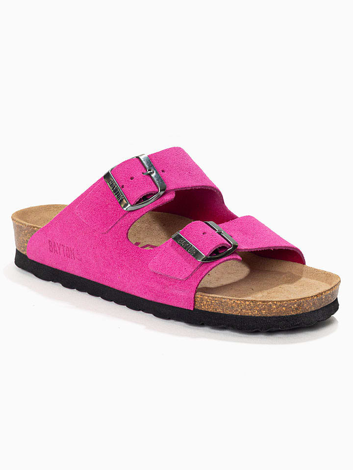 BACKSUN Pink 4877838 Leder-Pantoletten "Atlas" in Pink - 2