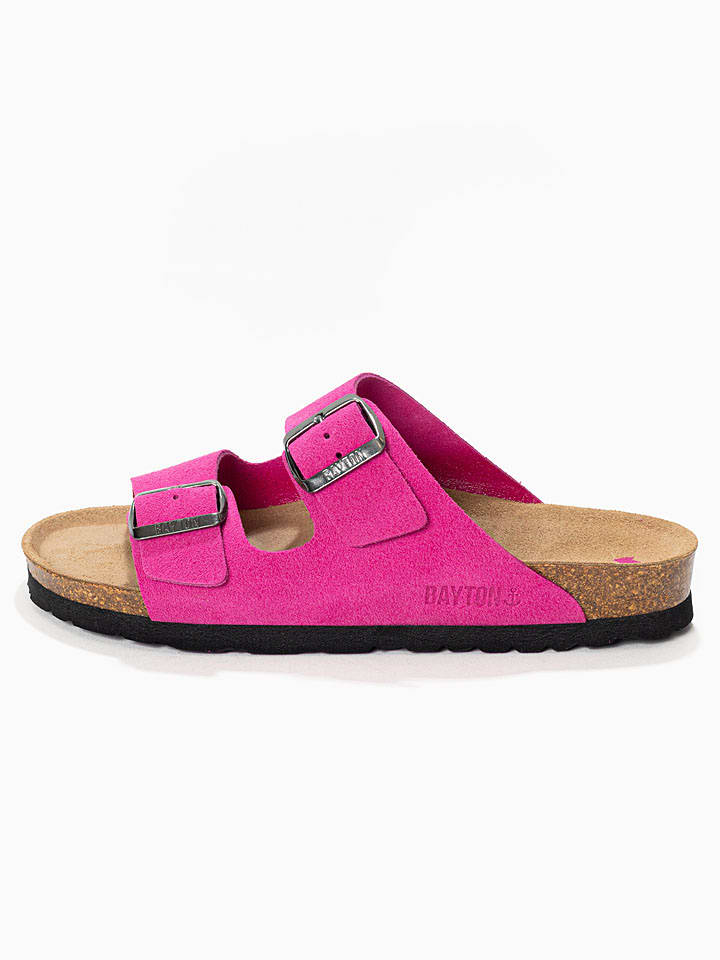 BACKSUN Pink 4877838 Leder-Pantoletten "Atlas" in Pink - 3