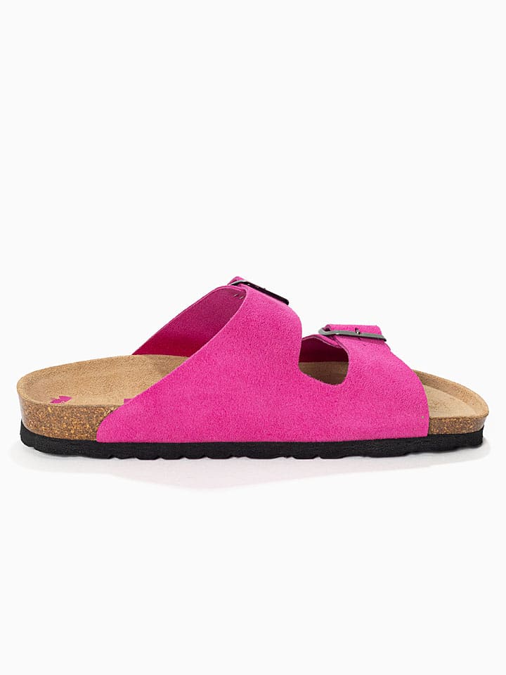 BACKSUN Pink 4877838 Leder-Pantoletten "Atlas" in Pink - 4
