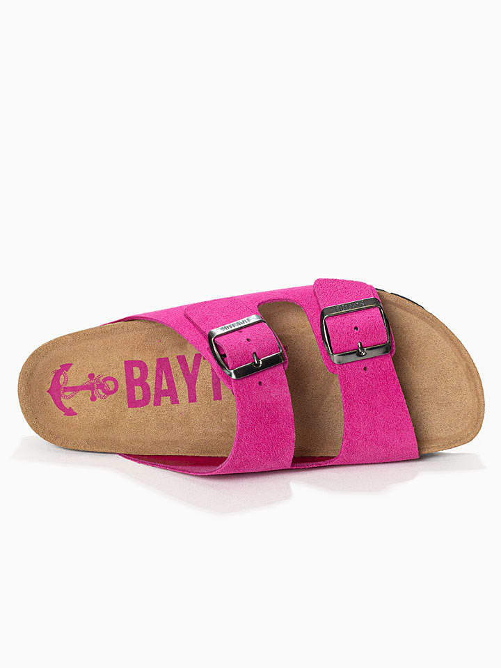 BACKSUN Pink 4877838 Leder-Pantoletten "Atlas" in Pink - 5