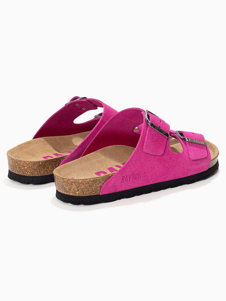 BACKSUN Pink 4877838 Leder-Pantoletten "Atlas" in Pink - 6