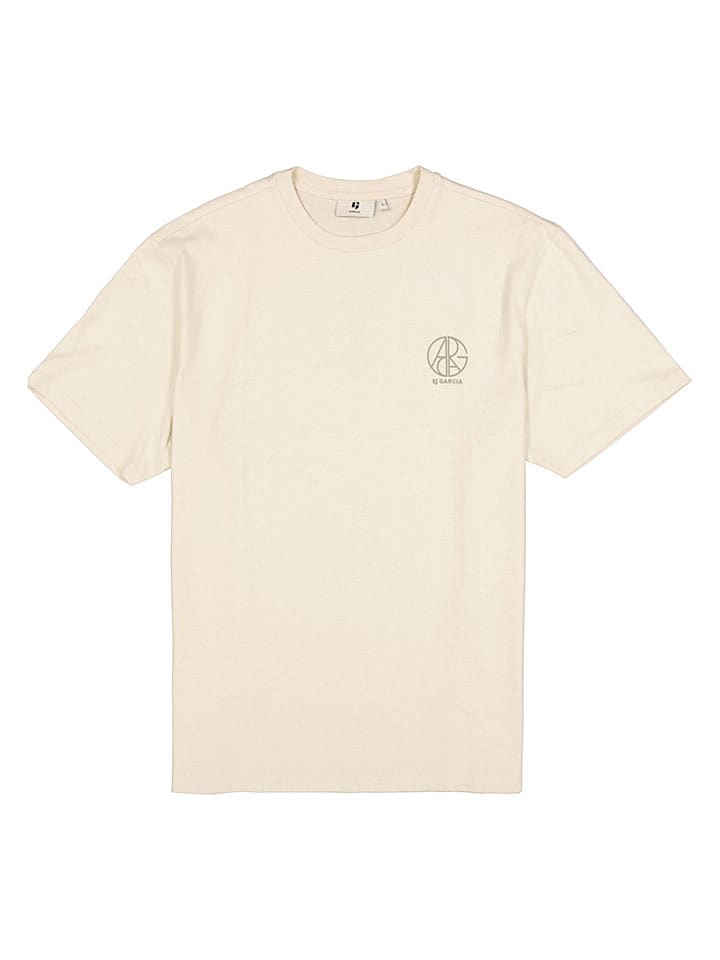 Tričko Garcia Creme 651038 Shirt in Creme - 5