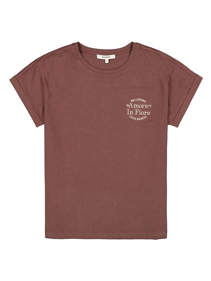 Tričko Garcia Braun 8364900 Shirt in Braun - 5