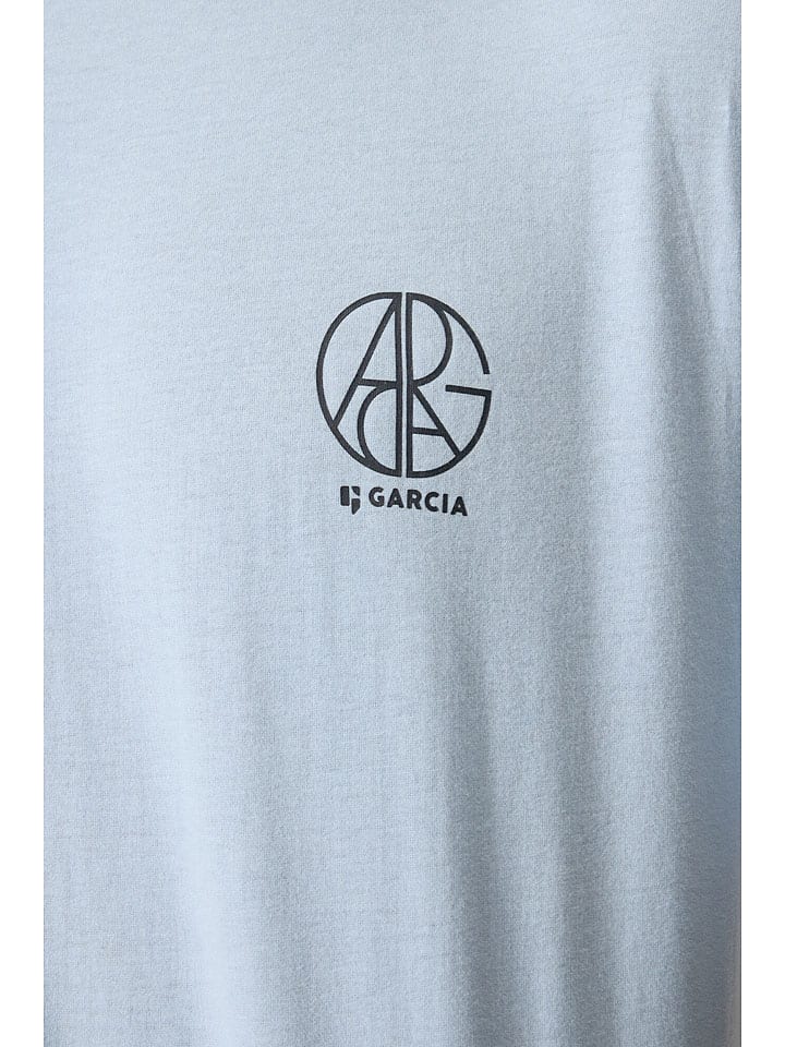 Tričko Garcia Hellblau 3643860 Shirt in Hellblau - 3