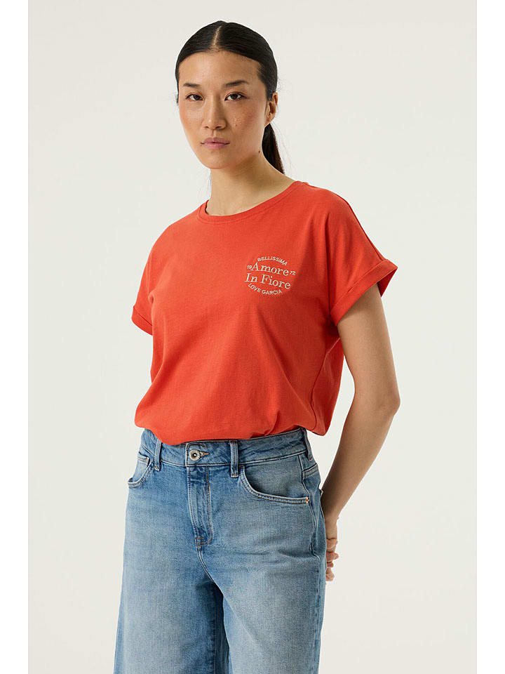 Tričko Garcia Orange 6726511 Shirt in Orange - 4