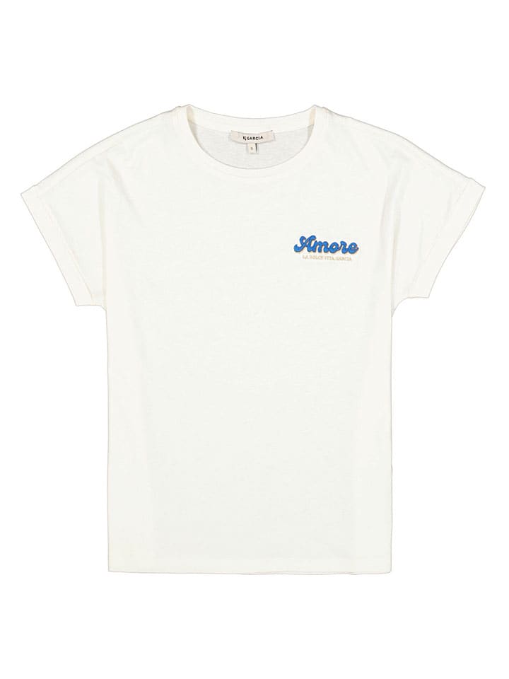 Tričko Garcia Creme 2403891 Shirt in Creme - 5